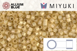 MIYUKI Delica® Seed Beads (DB2186) 11/0 Round - Duracoat Silver Lined Semi-Matte Vinho Verde