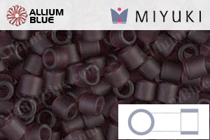 MIYUKI Delica® Seed Beads (DBL1264) 8/0 Round Large - Matte Transparent Mauve - 关闭视窗 >> 可点击图片