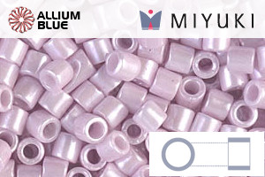 MIYUKI Delica® Seed Beads (DBL1534) 8/0 Round Large - Opaque Pale Rose Ceylon - Click Image to Close