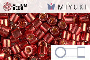 MIYUKI Delica® Seed Beads (DBL1838) 8/0 Round Large - DURACOAT Galvanized Berry - Click Image to Close