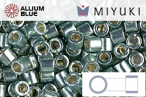 MIYUKI Delica® Seed Beads (DBL1846) 8/0 Round Large - Duracoat Galvanized Dark Sea Foam - 关闭视窗 >> 可点击图片