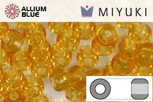 MIYUKI Round Rocailles Seed Beads (RR11-0133L) 11/0 Small - Transparent Topaz - Click Image to Close