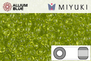 MIYUKI Round Seed Beads (RR11-0143) - Transparent Chartreuse - 關閉視窗 >> 可點擊圖片