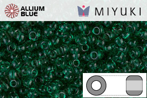 MIYUKI Round Seed Beads (RR11-0147) - Dark Green Transparent - 關閉視窗 >> 可點擊圖片