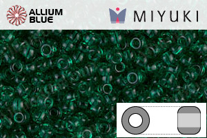 MIYUKI Round Seed Beads (RR11-0147) - Dark Green Transparent - 关闭视窗 >> 可点击图片