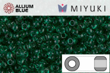 MIYUKI Round Seed Beads (RR11-0147) - Dark Green Transparent