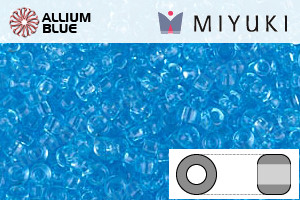 MIYUKI Round Seed Beads (RR11-0148) - Transparent Aqua - 关闭视窗 >> 可点击图片