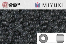 MIYUKI Round Rocailles Seed Beads (RR11-0152) 11/0 Small - Transparent Gray