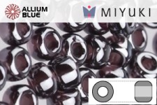 MIYUKI Round Seed Beads (RR11-0171) - Dark Amethyst Luster
