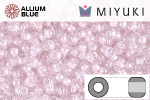 MIYUKI Round Seed Beads (RR11-0207) - Light Pink Crystal - 关闭视窗 >> 可点击图片