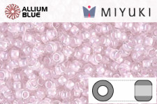MIYUKI Round Rocailles Seed Beads (RR11-0207) 11/0 Small - Light Pink Crystal
