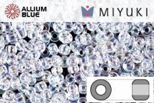 MIYUKI Round Rocailles Seed Beads (RR11-0250) 11/0 Small - Crystal AB