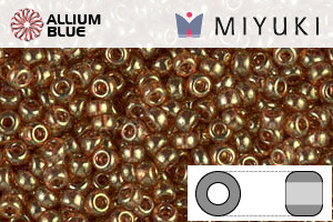 MIYUKI Round Seed Beads (RR11-0311) - Topaz Gold Luster - 关闭视窗 >> 可点击图片