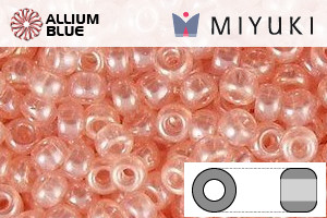 MIYUKI Round Rocailles Seed Beads (RR11-0365) 11/0 Small - Light Rose Enamel - Click Image to Close