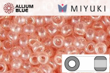 MIYUKI Round Rocailles Seed Beads (RR11-0365) 11/0 Small - Light Rose Enamel