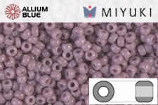MIYUKI Round Rocailles Seed Beads (RR11-0410) 11/0 Small - Opaque Mauve