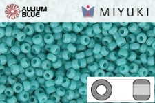 MIYUKI Round Rocailles Seed Beads (RR11-0412L) 11/0 Small - Opaque Sea Opal