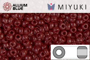 MIYUKI Round Rocailles Seed Beads (RR11-0419) 11/0 Small - Opaque Currant - Haga Click en la Imagen para Cerrar