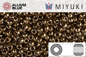MIYUKI Round Seed Beads (RR11-0457) - Metallic Dark Bronze - 关闭视窗 >> 可点击图片
