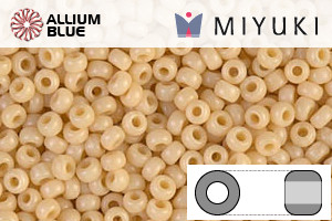 MIYUKI Round Rocailles Seed Beads (RR11-0493) 11/0 Small - Opaque Pear - Haga Click en la Imagen para Cerrar