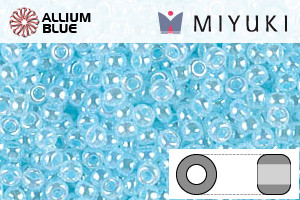 MIYUKI Round Rocailles Seed Beads (RR11-0522) 11/0 Small - Aqua Ceylon - Haga Click en la Imagen para Cerrar