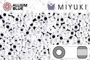 MIYUKI Round Rocailles Seed Beads (RR11-0528) 11/0 Small - Ceylon White - Haga Click en la Imagen para Cerrar