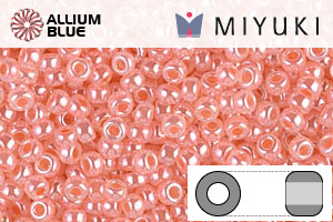 MIYUKI Round Rocailles Seed Beads (RR11-0539) 11/0 Small - Salmon Ceylon - Click Image to Close