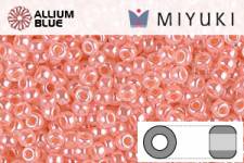 MIYUKI Round Rocailles Seed Beads (RR11-0539) 11/0 Small - Salmon Ceylon