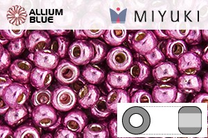 MIYUKI Round Seed Beads (RR11-1077) - Galvanized Fuschia - 关闭视窗 >> 可点击图片