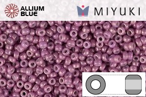 MIYUKI Round Rocailles Seed Beads (RR11-1867) 11/0 Small - Opaque Dark Orchid Luster - Haga Click en la Imagen para Cerrar