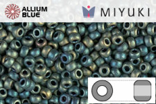 MIYUKI Round Rocailles Seed Beads (RR11-2008) 11/0 Small - Matte Metallic Patina Iris