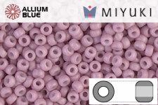 MIYUKI Round Seed Beads (RR11-2024) - Matte Opaque Dusty Orchid