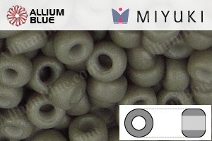 MIYUKI丸シードビーズ (RR11-2317) 丸小ビーズ 11/0 - Opaque Gray Luster - ウインドウを閉じる