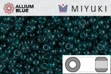 MIYUKI Round Rocailles Seed Beads (RR11-2406) 11/0 Small - Transparent Dark Teal