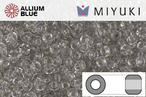 MIYUKI Round Rocailles Seed Beads (RR11-2412) 11/0 Small - Transparent Gray Mist - 关闭视窗 >> 可点击图片