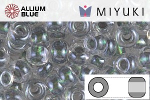 MIYUKI Round Rocailles Seed Beads (RR11-3204) 11/0 Small - Magic Smoke Patina Lined Crystal - Haga Click en la Imagen para Cerrar