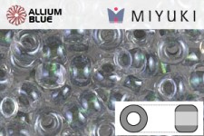 MIYUKI Round Rocailles Seed Beads (RR11-3204) 11/0 Small - Magic Smoke Patina Lined Crystal
