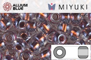 MIYUKI Round Rocailles Seed Beads (RR11-3206) 11/0 Small - Magic Copper Plum Lined Crystal - Haga Click en la Imagen para Cerrar