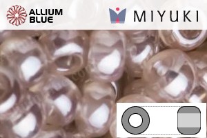 MIYUKI Round Rocailles Seed Beads (RR11-3502) 11/0 Small - Transparent Light Tan Luster - Click Image to Close