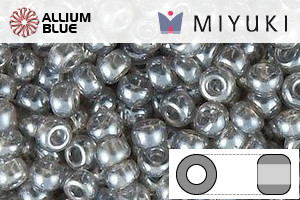 MIYUKI Round Rocailles Seed Beads (RR8-0368) 8/0 Large - Gray Enamel - Click Image to Close