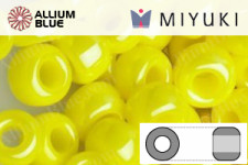 MIYUKI Round Rocailles Seed Beads (RR8-0422) 8/0 Large - Opaque Yellow Luster