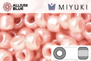 MIYUKI Round Rocailles Seed Beads (RR8-0429) 8/0 Large - Opaque Salmon
