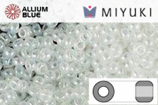 MIYUKI Round Rocailles Seed Beads (RR8-0511) 8/0 Large - Crystal Ceylon