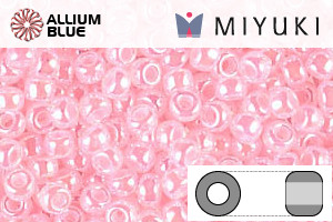 MIYUKI Round Rocailles Seed Beads (RR8-0517) 8/0 Large - Pink Ceylon - Haga Click en la Imagen para Cerrar