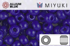 MIYUKI Round Rocailles Seed Beads (RR6-0414) 6/0 Extra Large - Opaque Cobalt