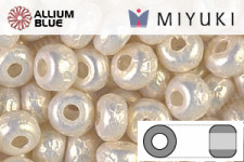 MIYUKI Round Rocailles Seed Beads (RR5-3952) 5/0 E Beads - Baroque Pearl Cream