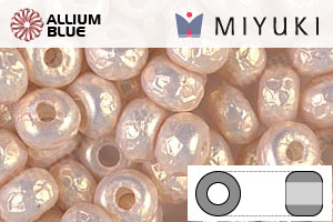 MIYUKI Round Rocailles Seed Beads (RR5-3954) 5/0 E Beads - Baroque Pearl Blush Pink - Haga Click en la Imagen para Cerrar