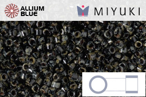 MIYUKI Delica® Seed Beads (DB2261) 11/0 Round - Black Picasso