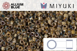 MIYUKI Delica® Seed Beads (DB2267) 11/0 Round - Opaque Brown Picasso - Haga Click en la Imagen para Cerrar