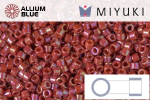 MIYUKI Delica® Seed Beads (DB2275) 11/0 Round - Opaque Glazed Jujube